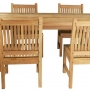 set 244 -- marley side chairs (ch-0211) & 39 x 79 inch rectangular dining table xx-thick wood (rw-t004)